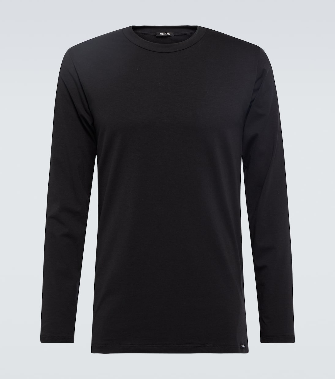 Long-sleeve cotton-blend T-shirt | Tom Ford