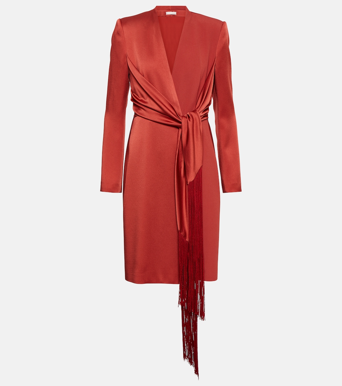 Maura wrap satin minidress | Max Mara