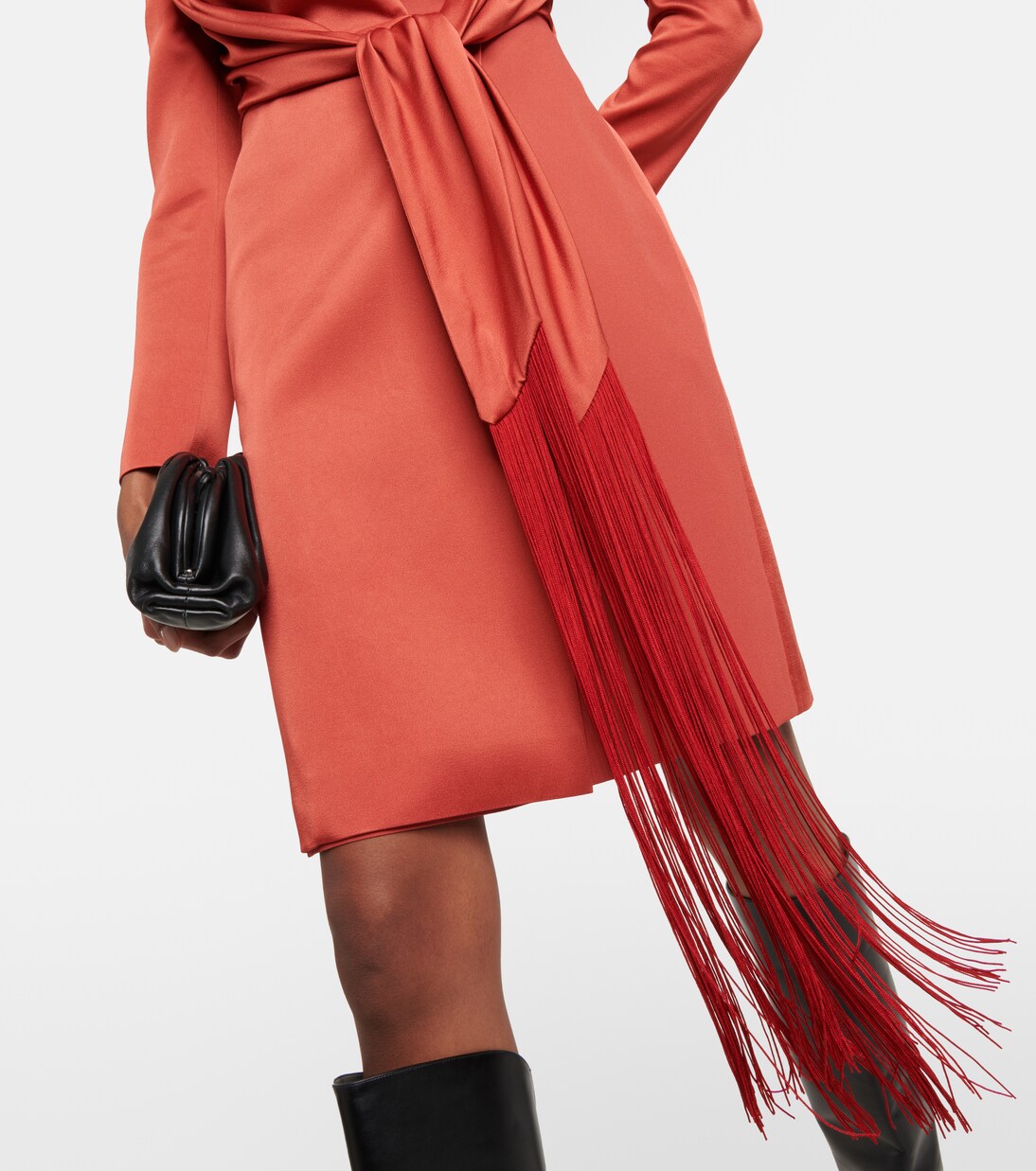 Maura wrap satin minidress | Max Mara