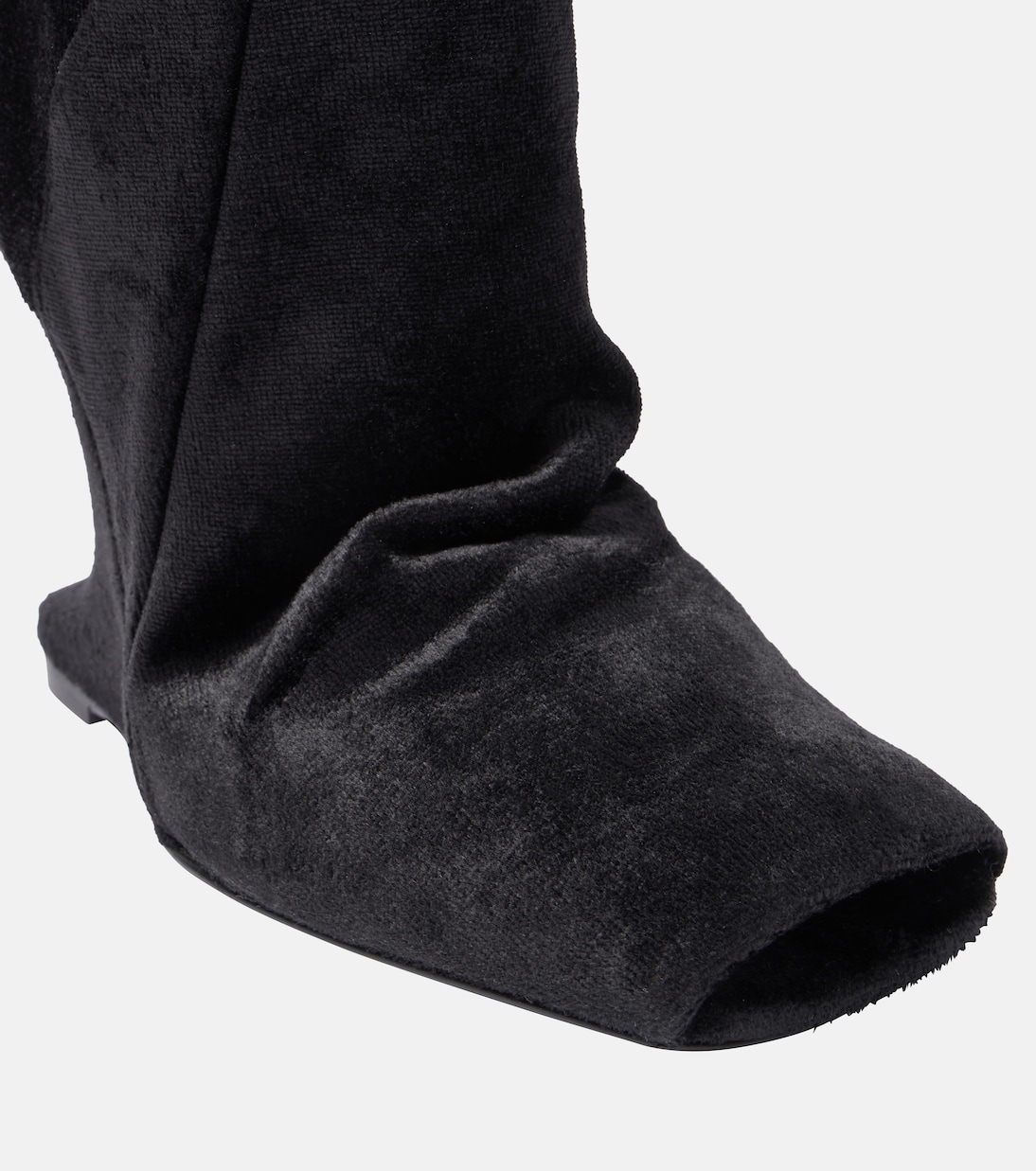 Botas Cantilever de terciopelo | Rick Owens