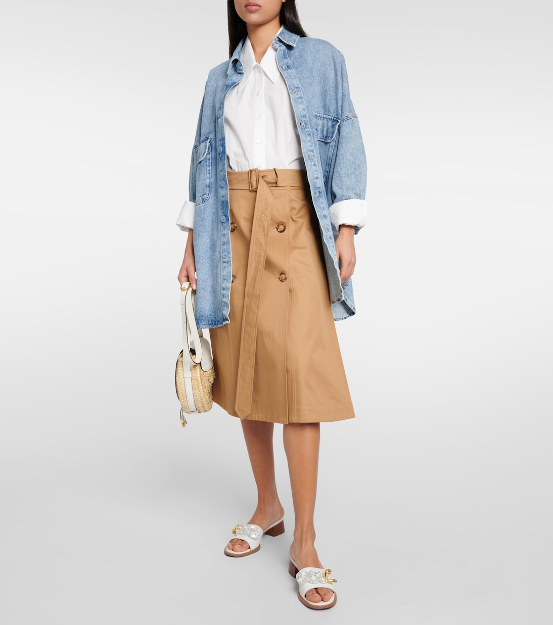 Verzierte Pantoletten aus Leder | See By Chloé