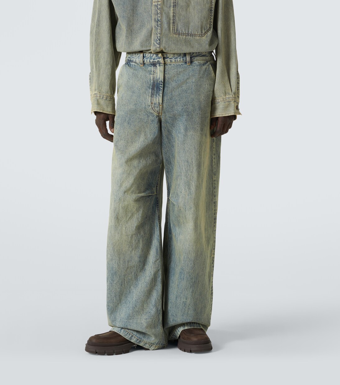 Low-Rise Wide-Leg Jeans Dem | Entire Studios