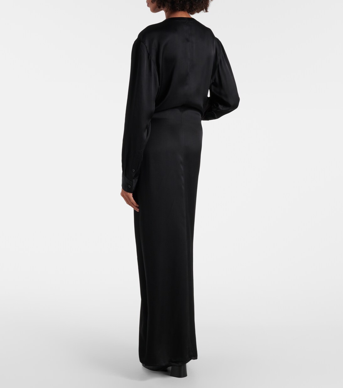 Robe longue en satin | Toteme