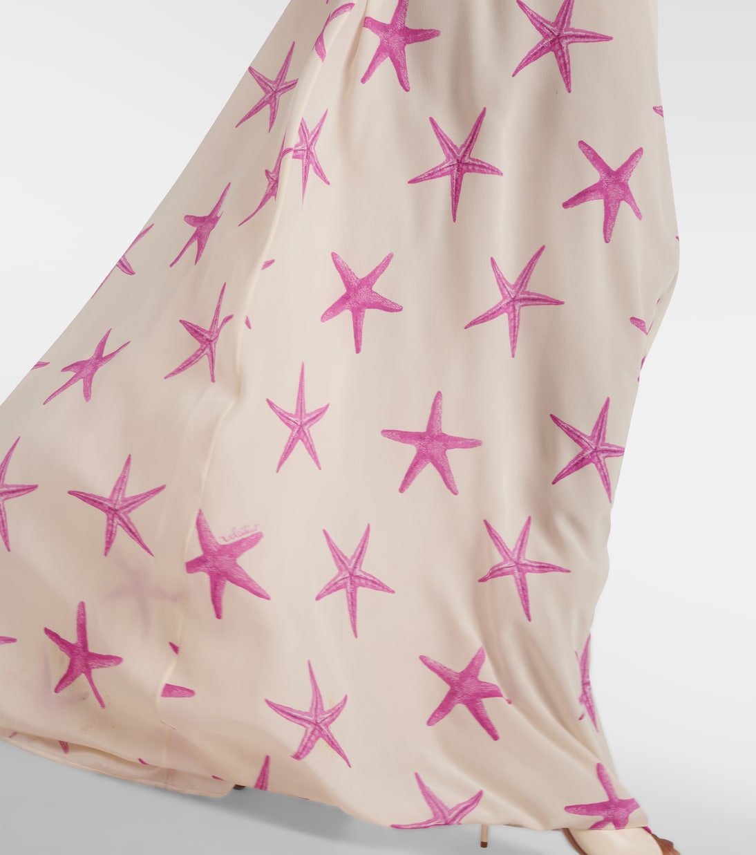 Printed silk gown | Valentino