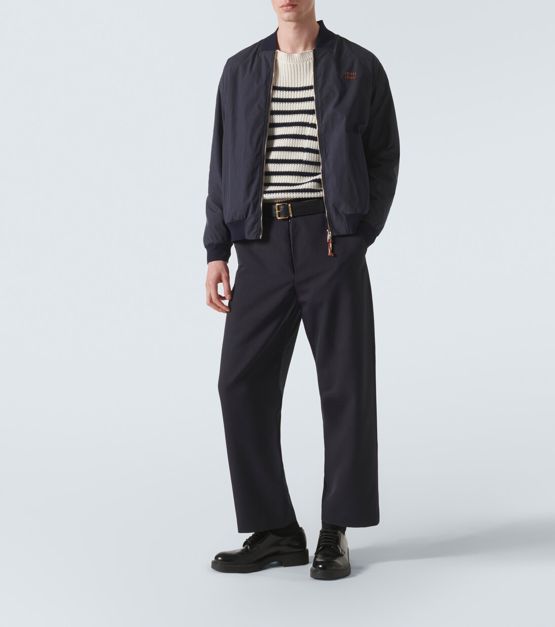 Bomberjacke aus einem Baumwollgemisch | Miu Miu