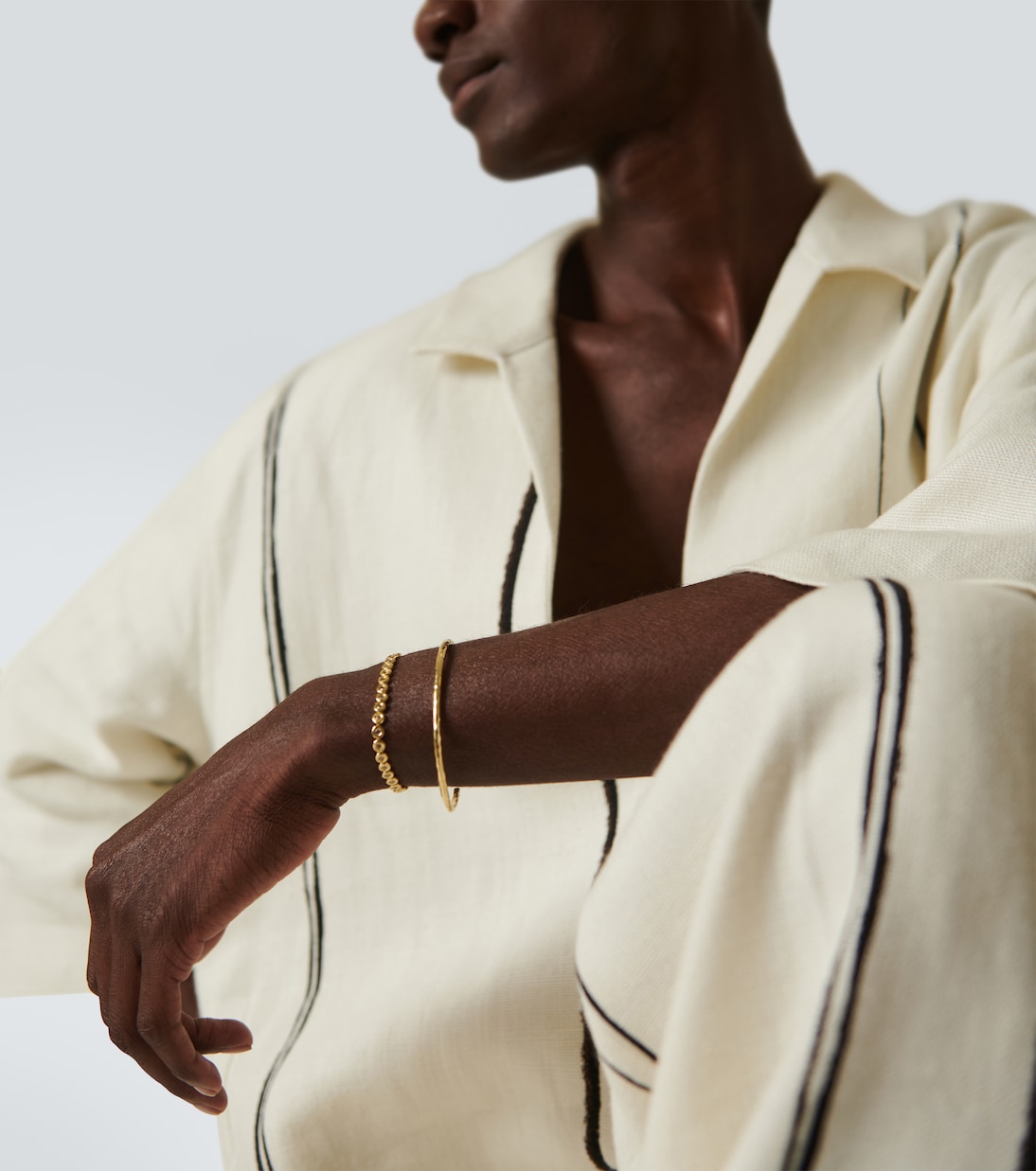 18kt gold cuff bracelet | Octavia Elizabeth