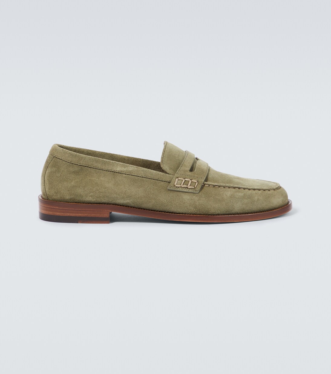 Perry suede penny loafers | Manolo Blahnik