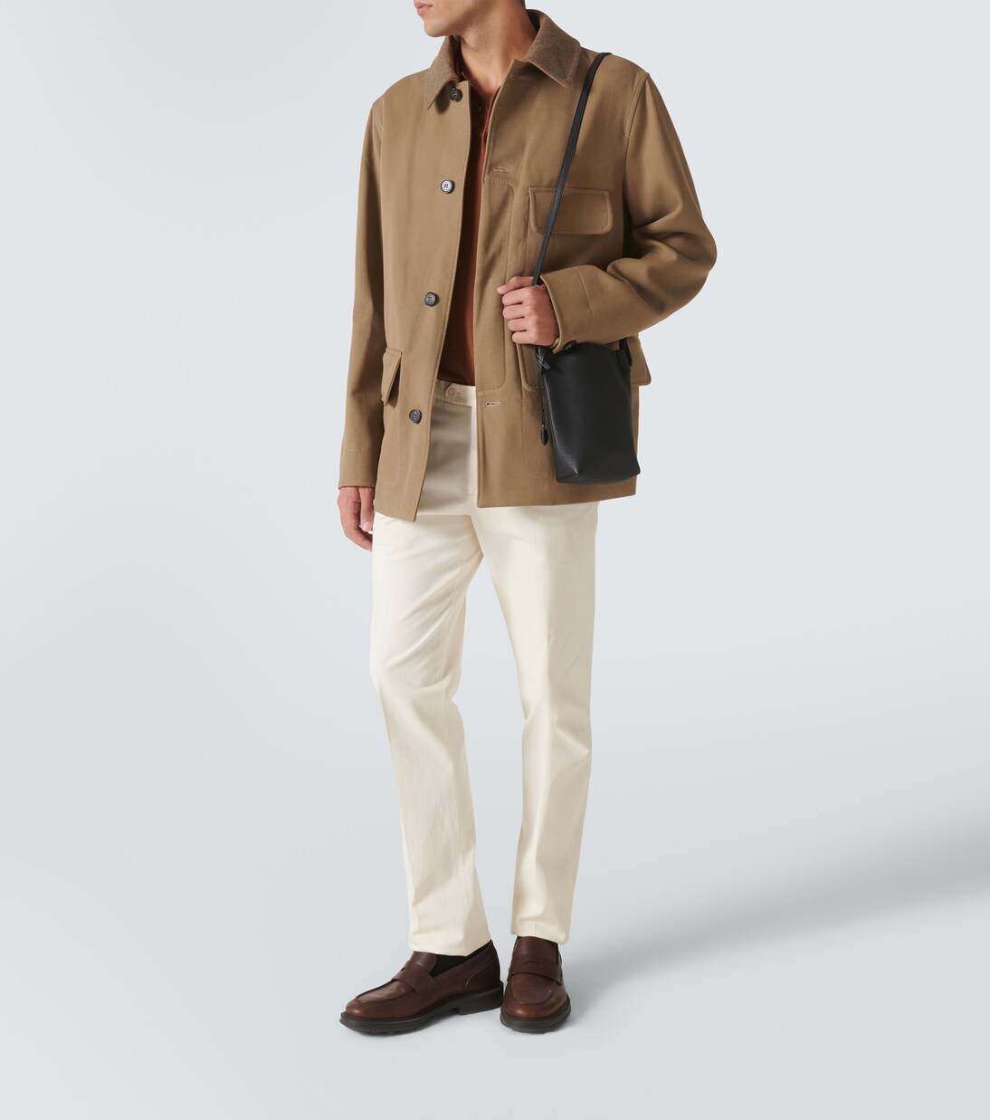 Bale leather phone pouch | Loro Piana