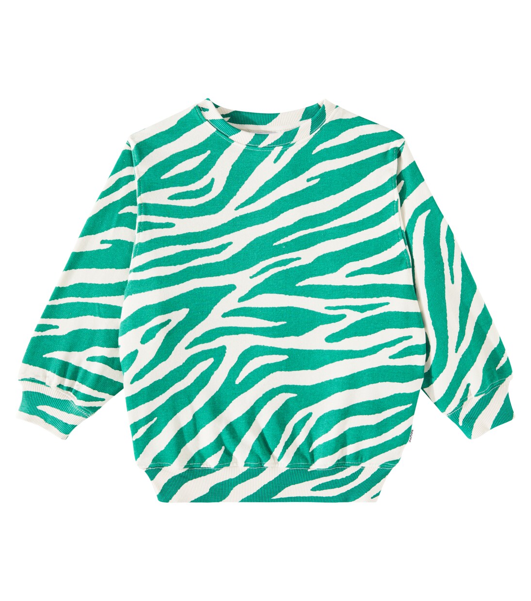 Monti zebra-print cotton sweatshirt | Molo