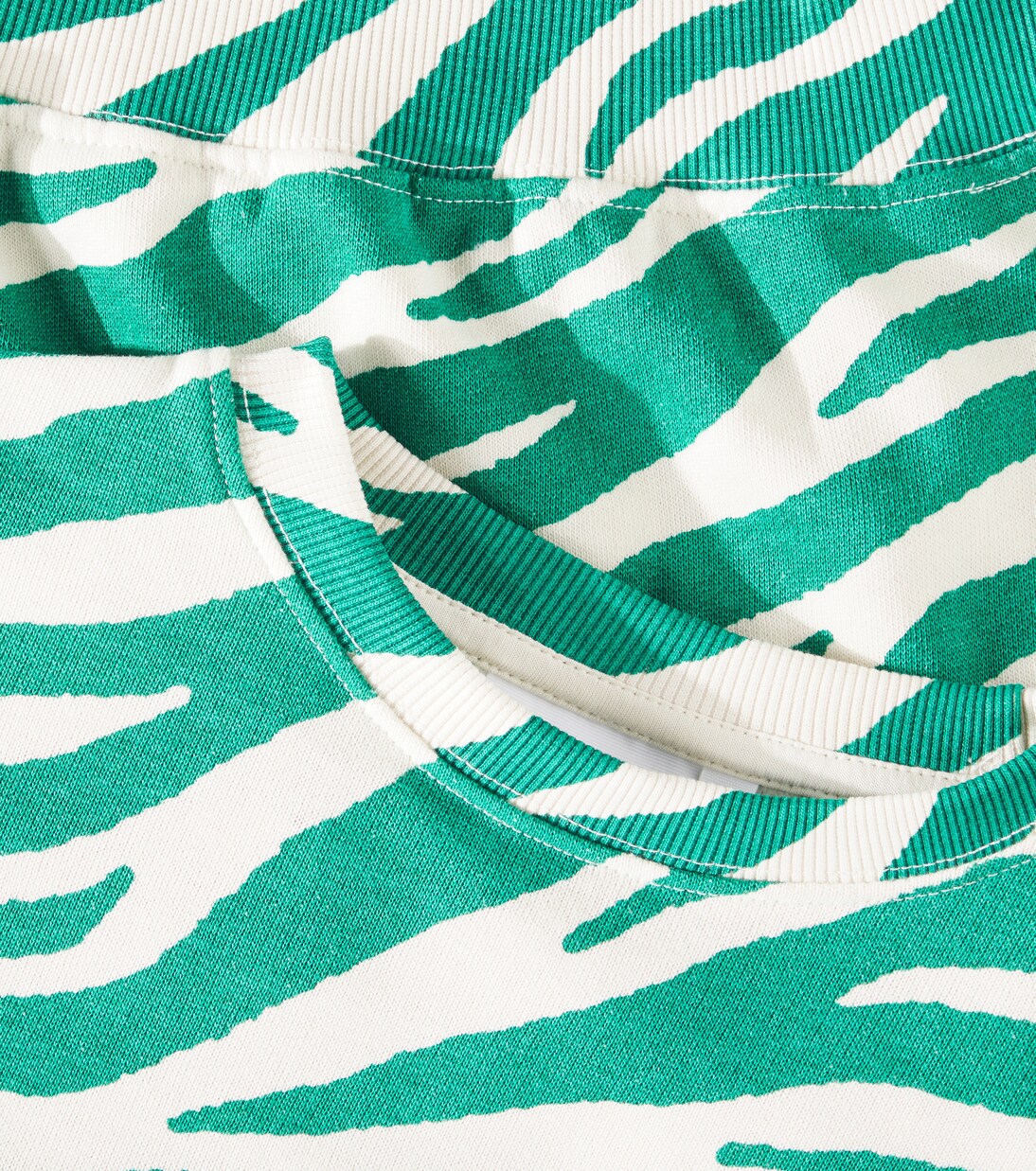 Monti zebra-print cotton sweatshirt | Molo