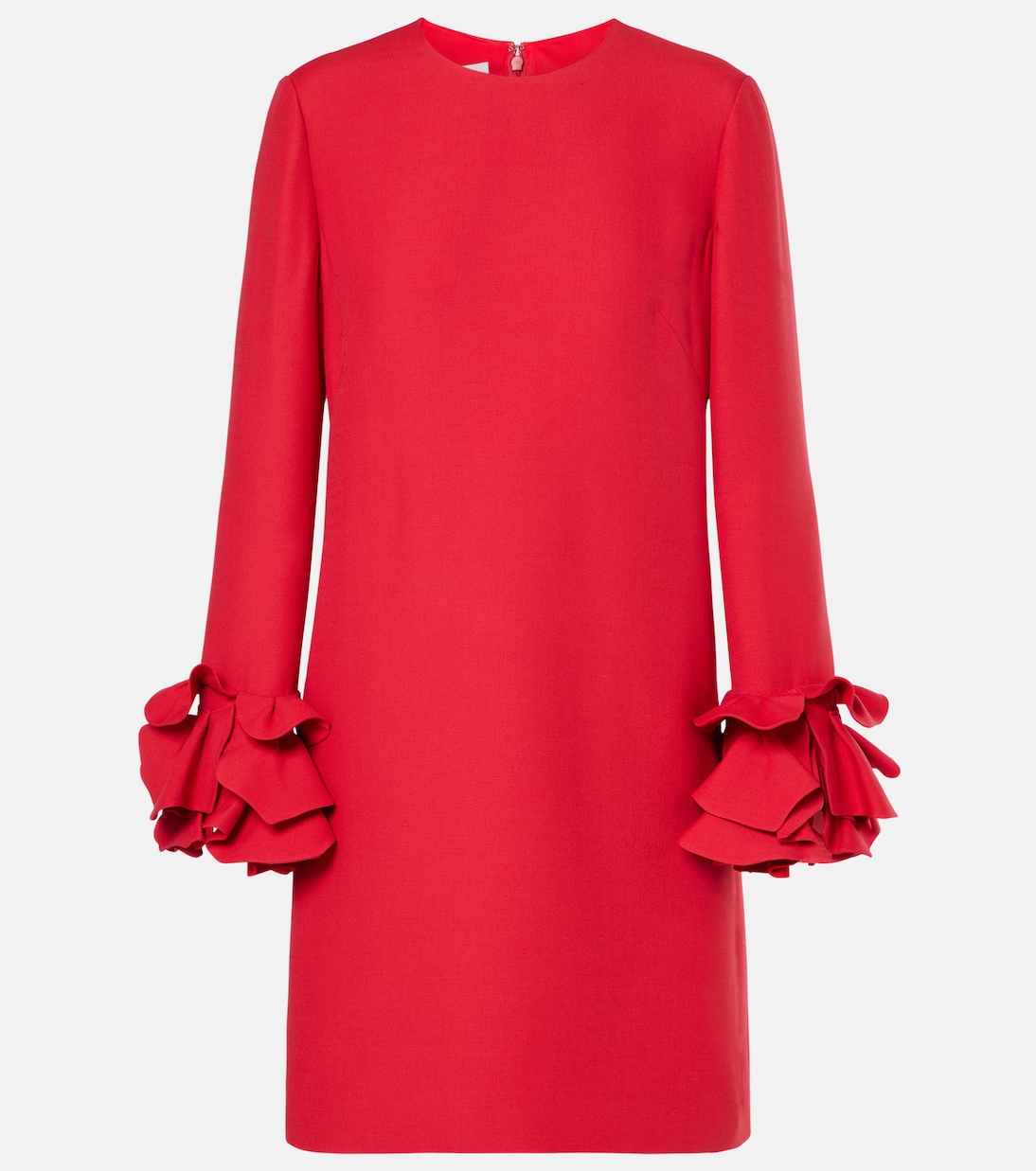 Crepe Couture ruffled minidress | Valentino