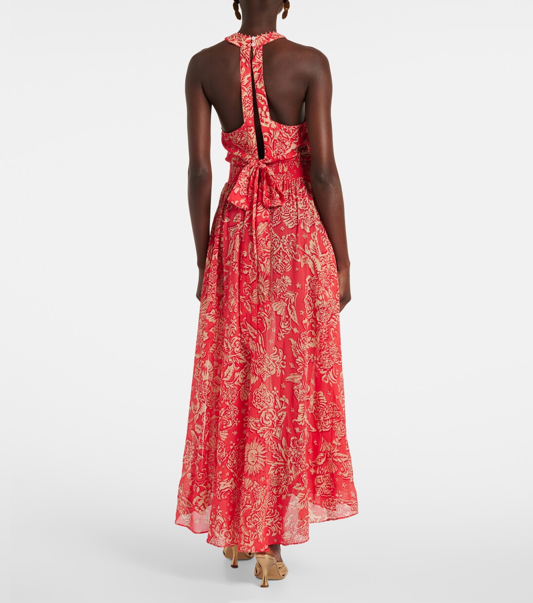 Robe longue Celie imprimée | Poupette St Barth