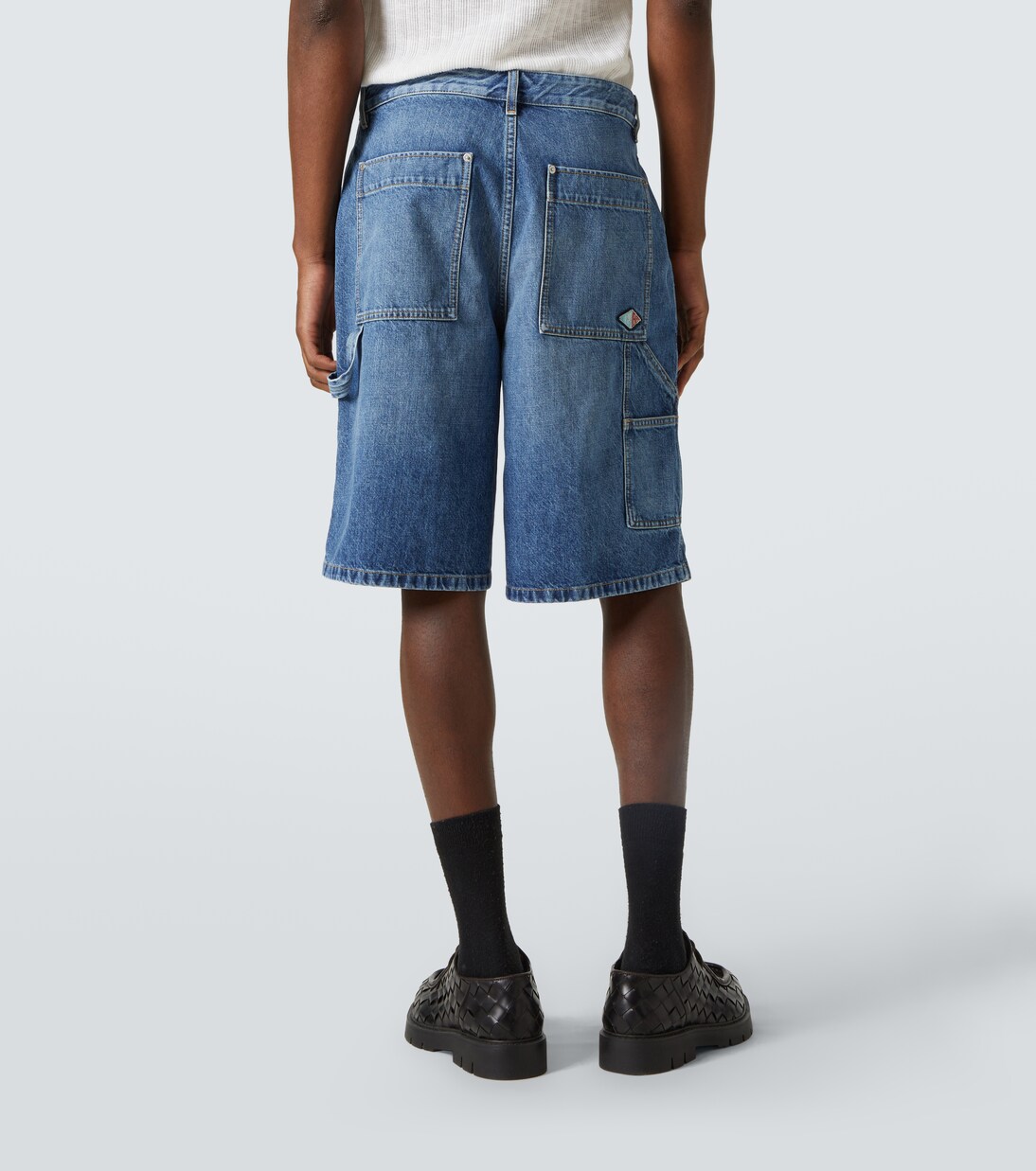 High-Rise Shorts aus Denim | Bottega Veneta
