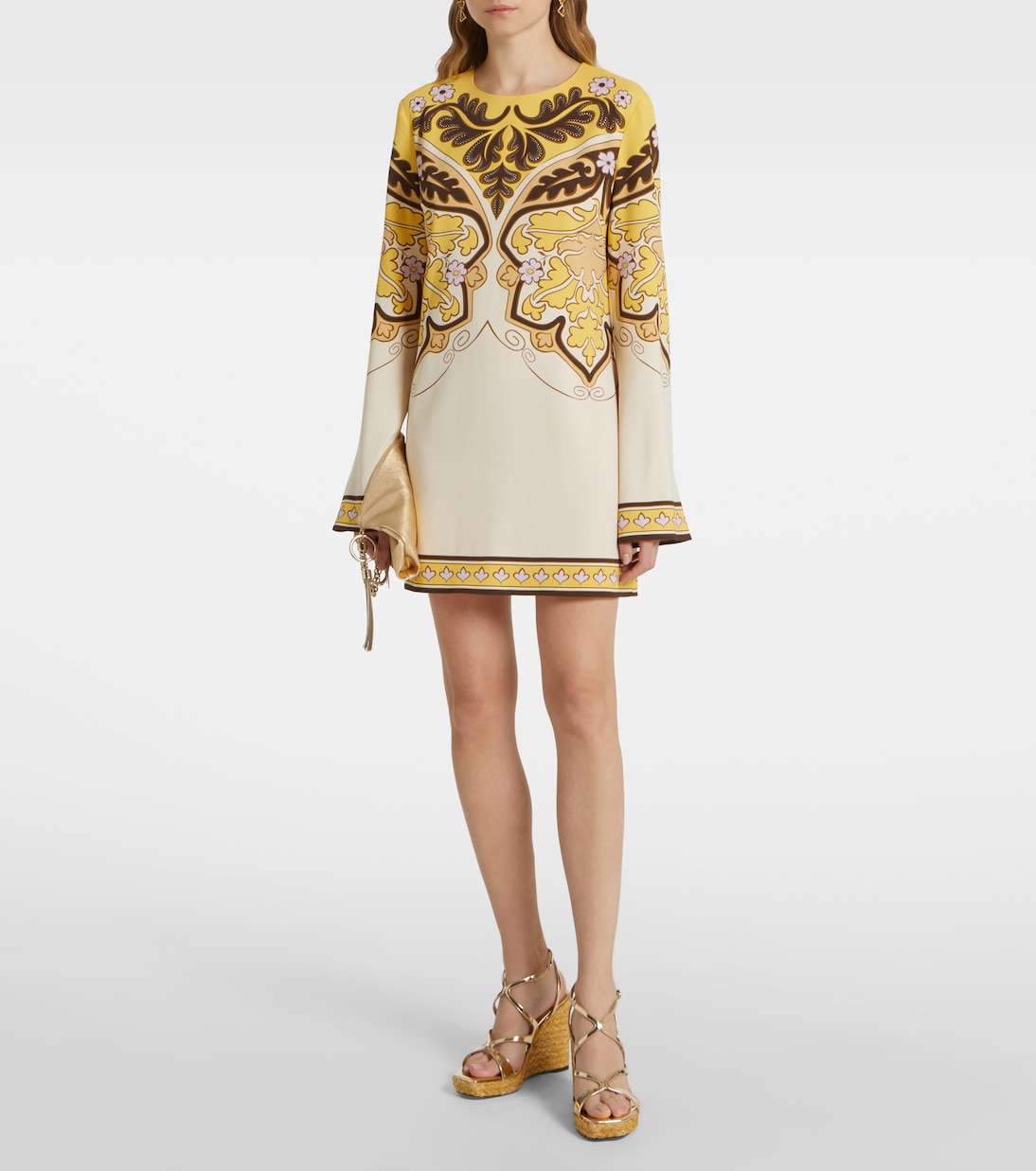 Ayla 110 metallic leather sandals | Jimmy Choo