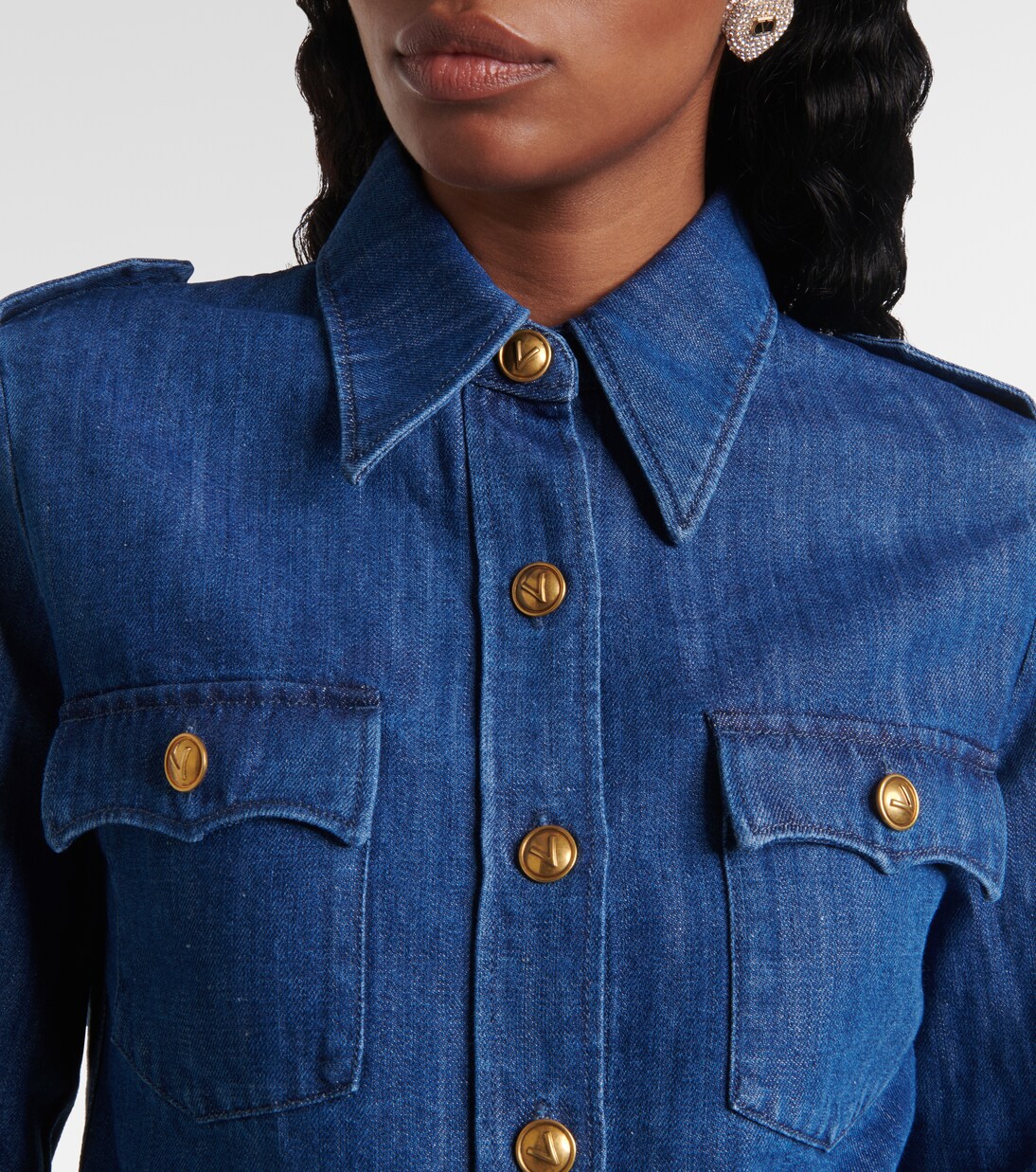 Denim top | Valentino