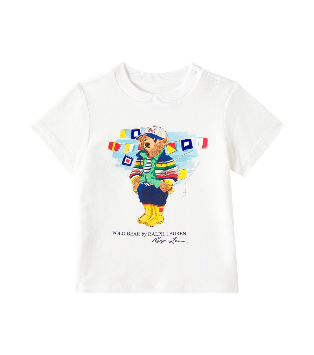 Baby Polo Bear printed cotton jersey T-shirt | Polo Ralph Lauren Kids