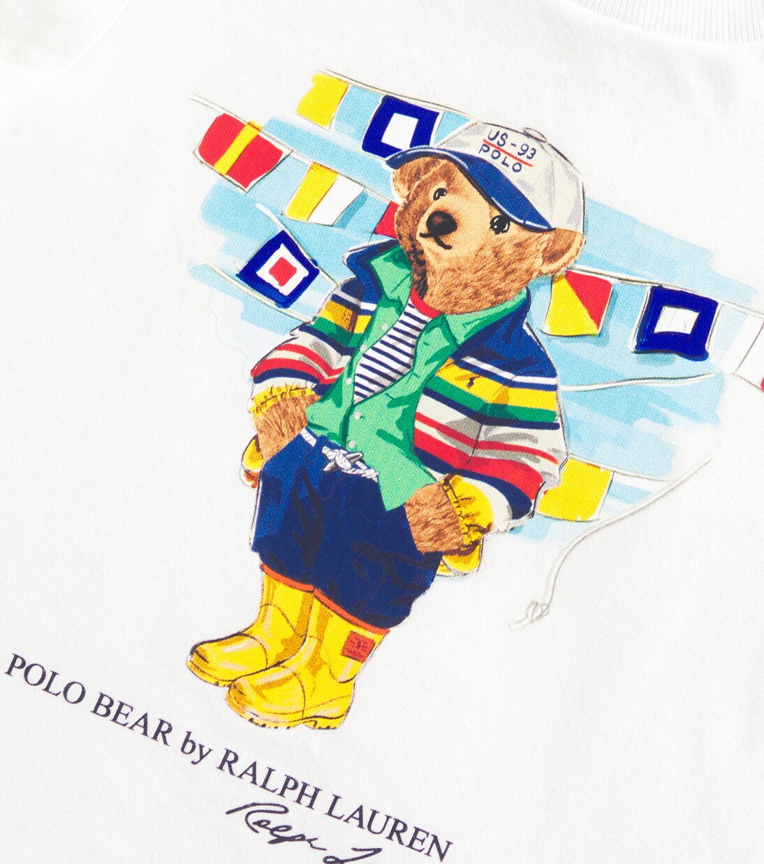 Baby Polo Bear printed cotton jersey T-shirt | Polo Ralph Lauren Kids