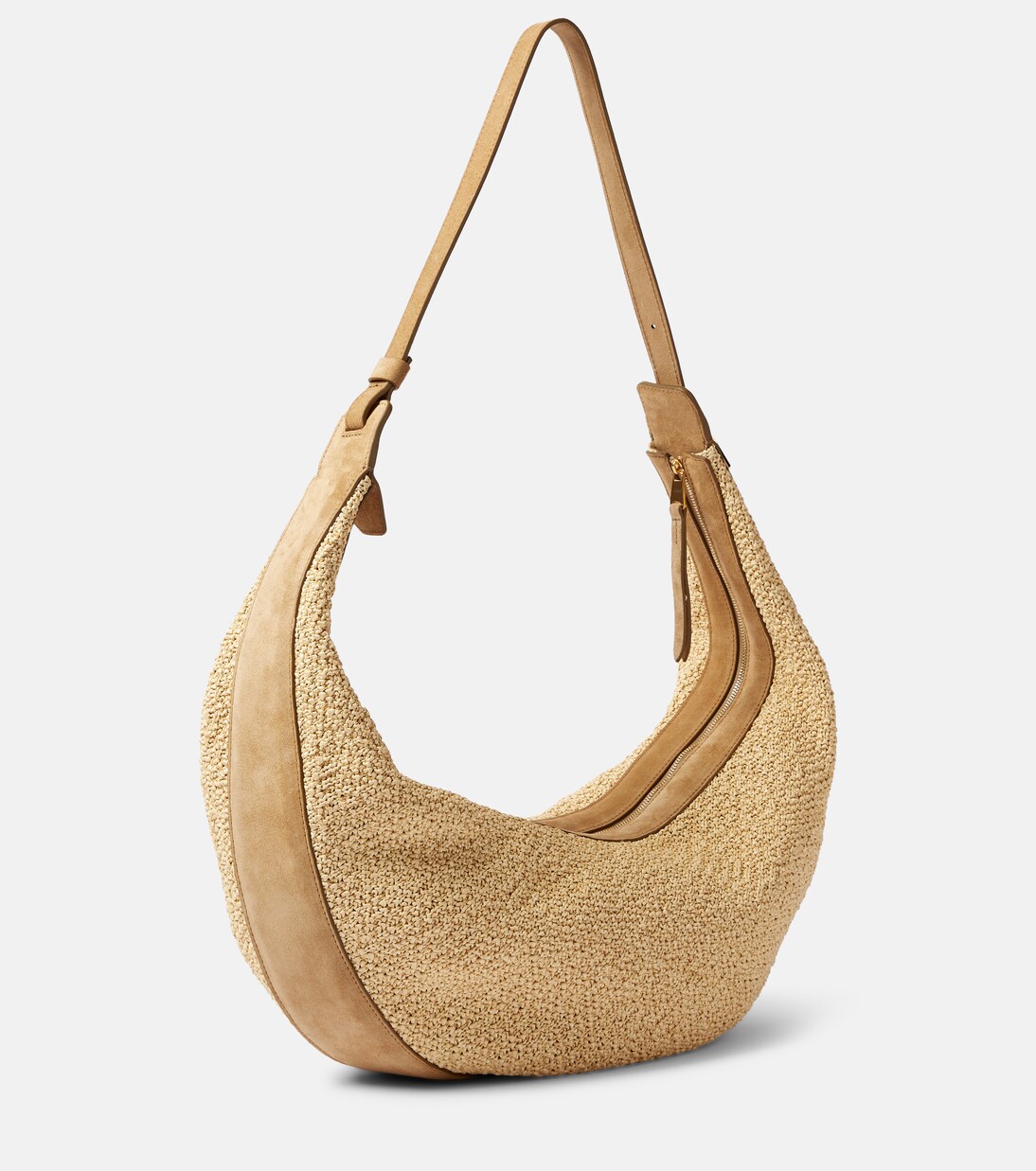 Schultertasche Augustina aus Raffiabast | Khaite