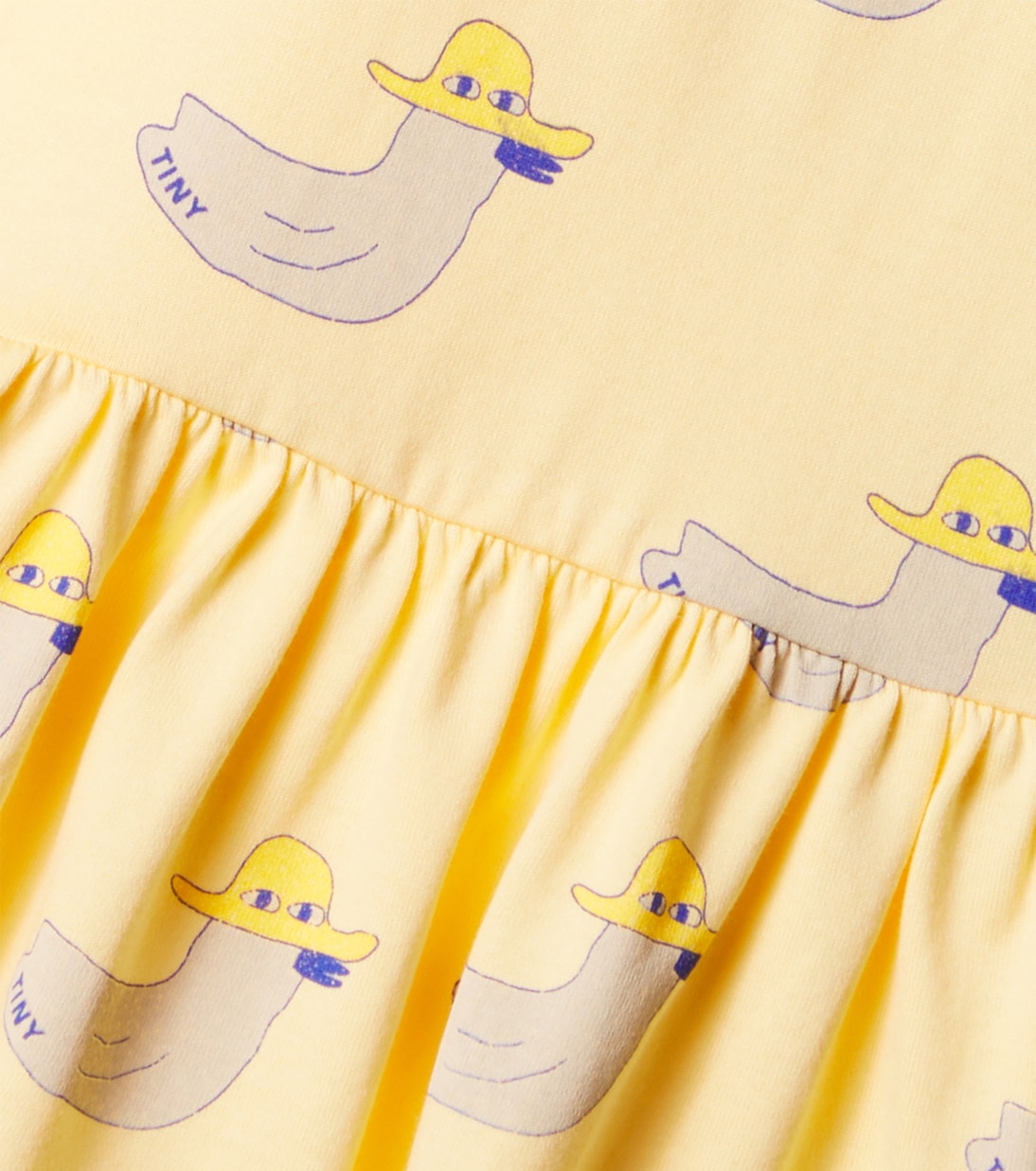 Pantaloni Ducks in cotone con volant | Tinycottons