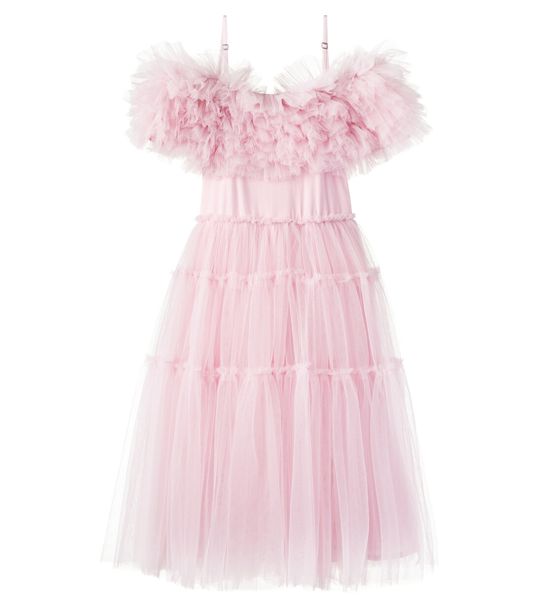 Carnation ruffled tulle dress | Tutu Du Monde