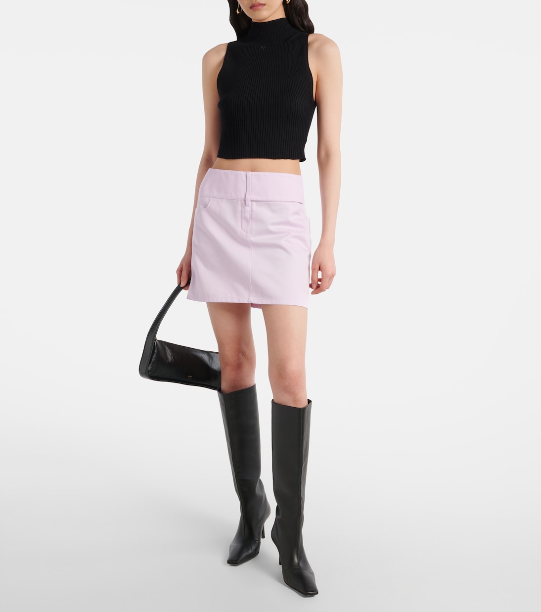 Top aus Baumwolle und Wolle | Courrèges