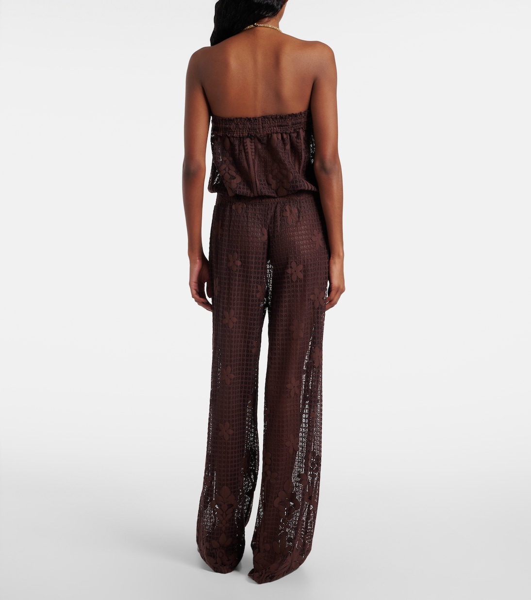 Combi-pantalon Viv en coton mélangé | Melissa Odabash