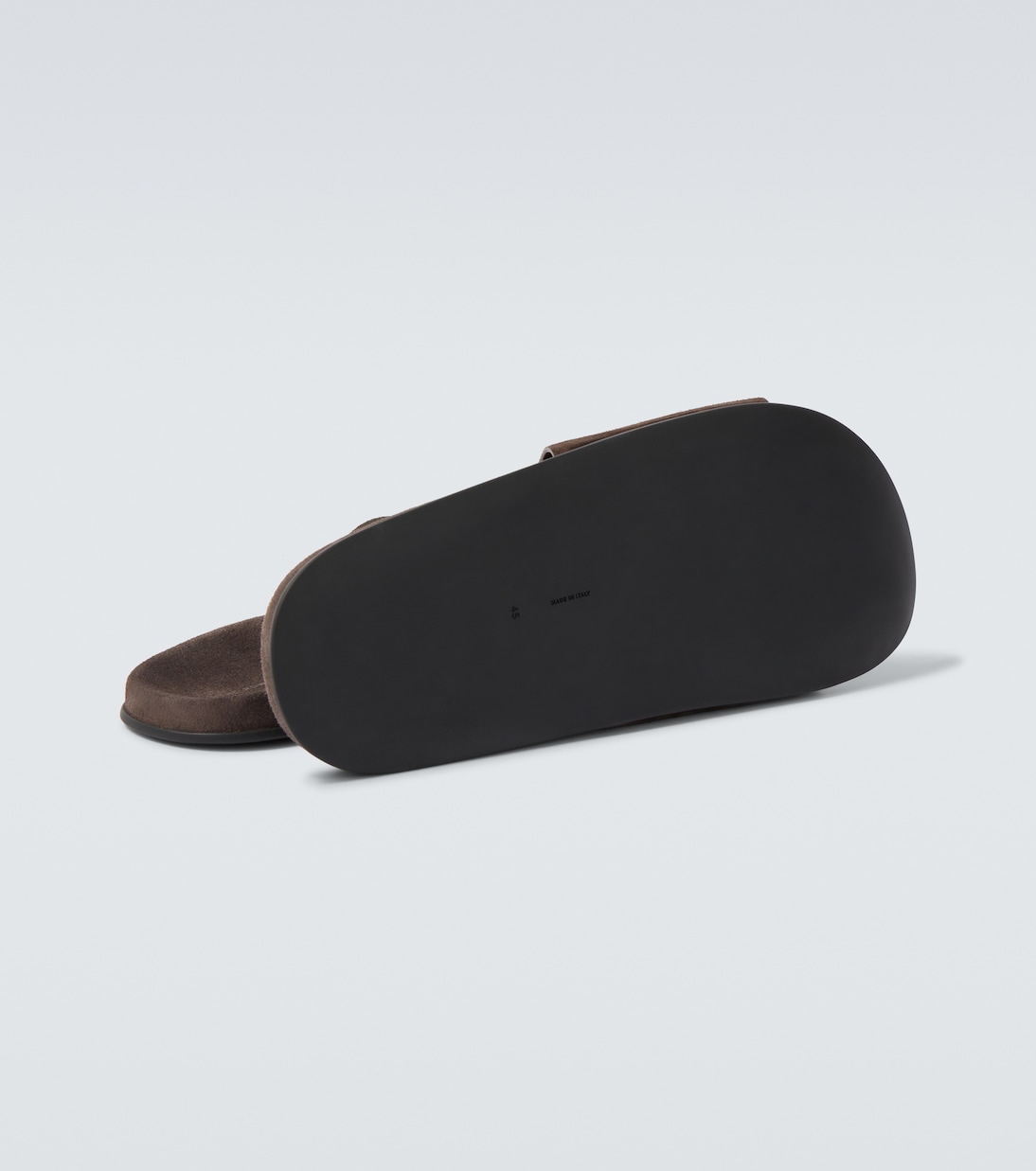 Pantoletten Hugh aus Veloursleder | The Row