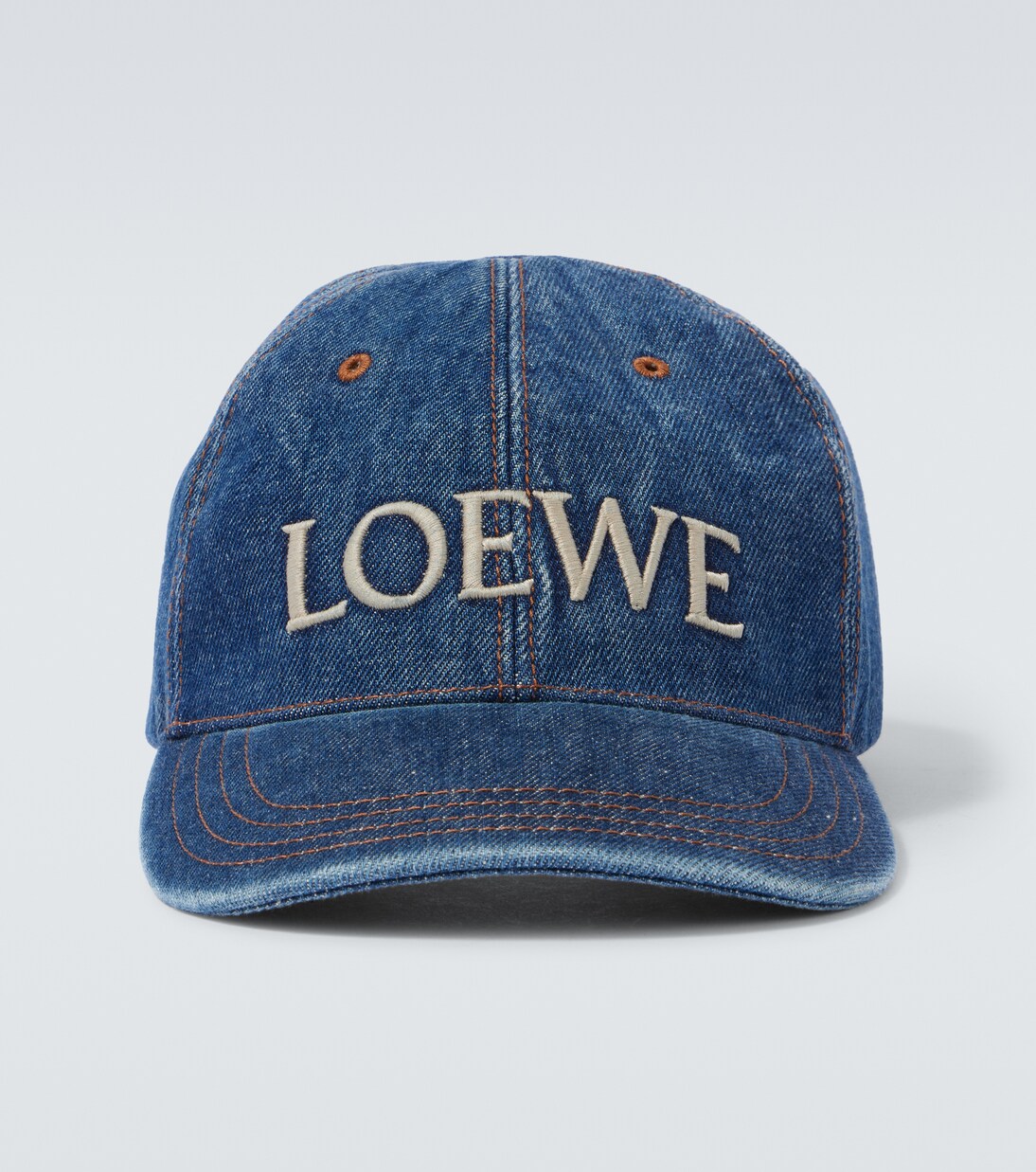 Logo denim baseball cap | Loewe