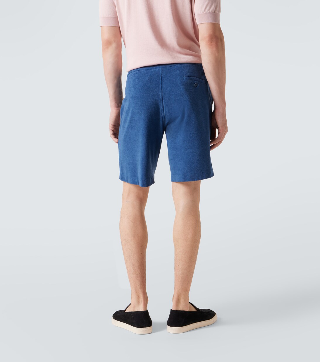 Cotton terry shorts | Fedeli
