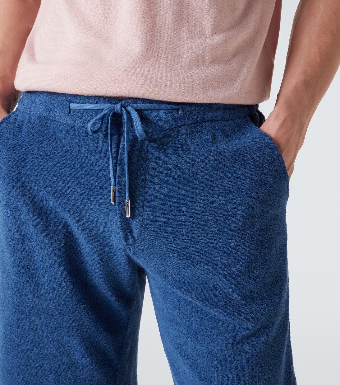 Cotton terry shorts | Fedeli