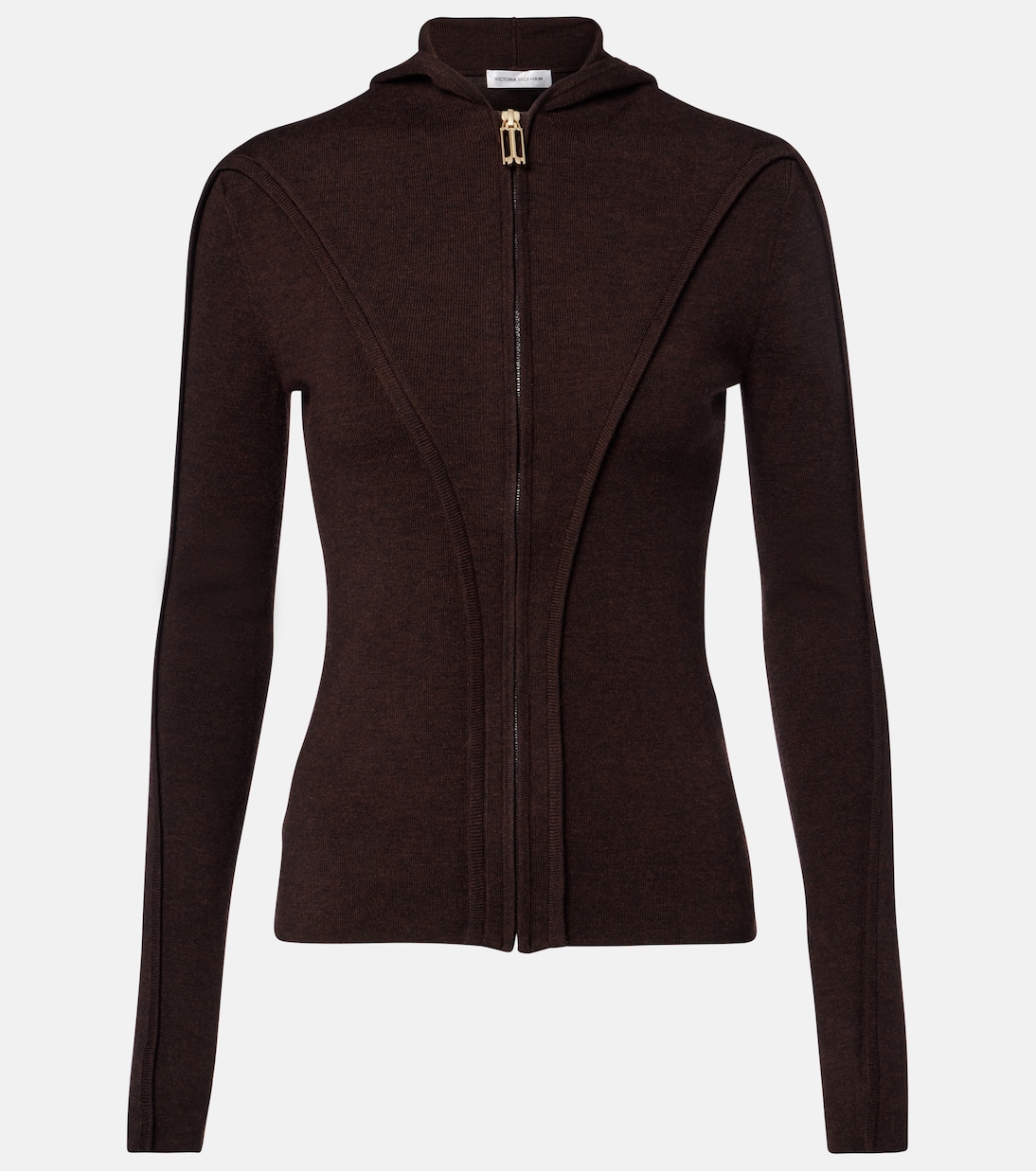 Kapuzenjacke aus einem Wollgemisch | Victoria Beckham