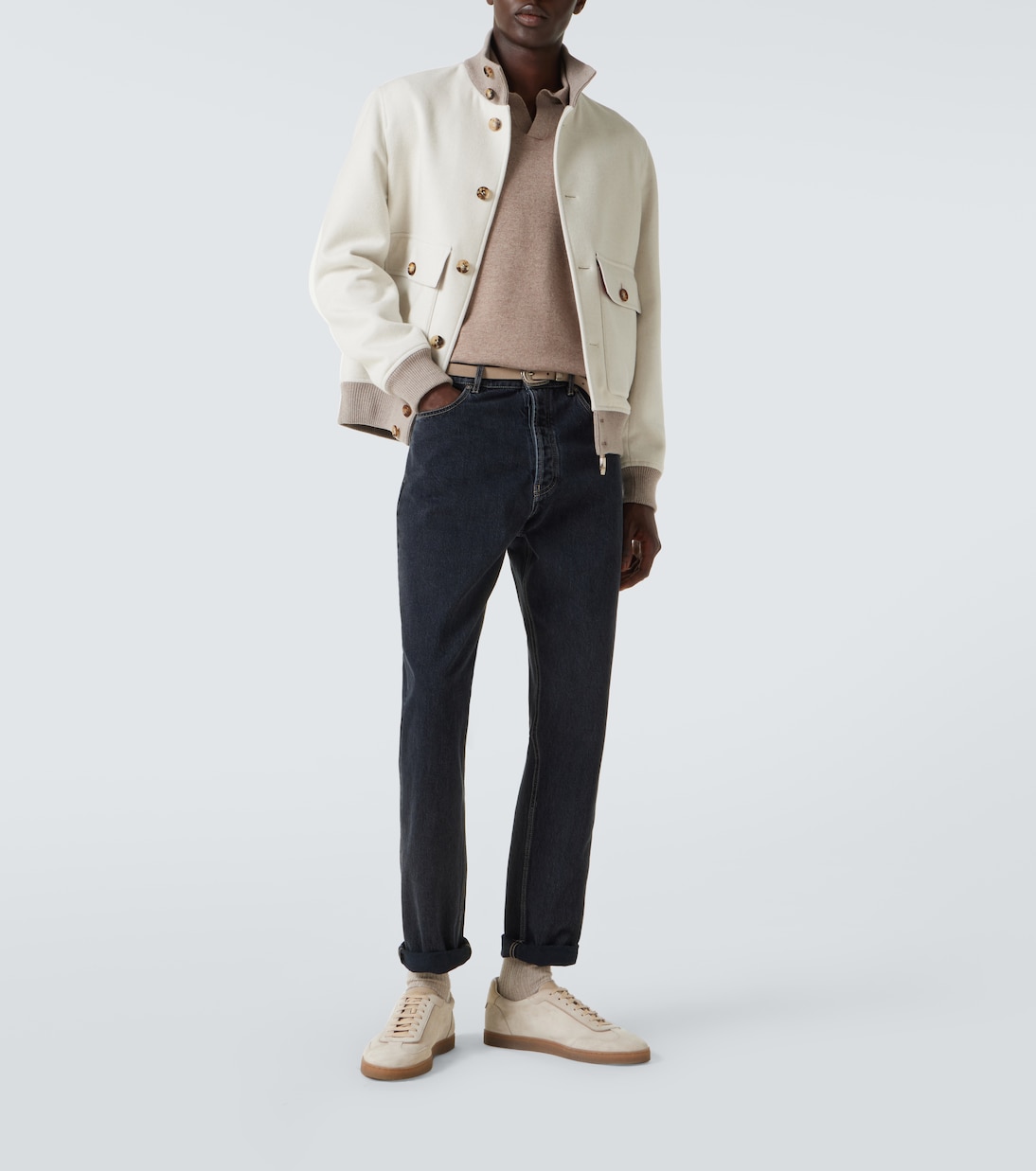 Cashmere polo sweater | Brunello Cucinelli