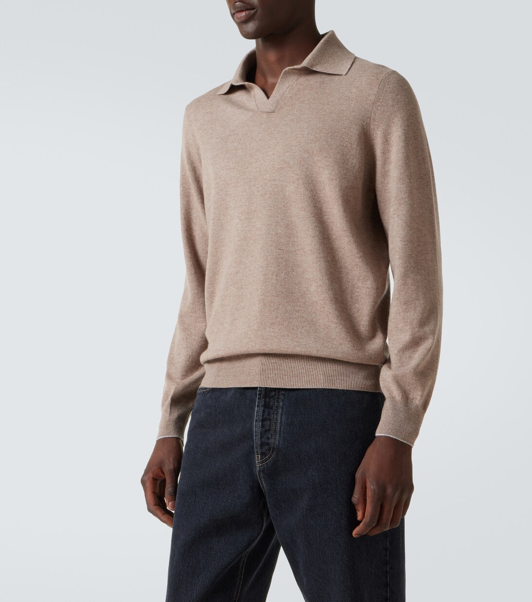 Cashmere polo sweater | Brunello Cucinelli