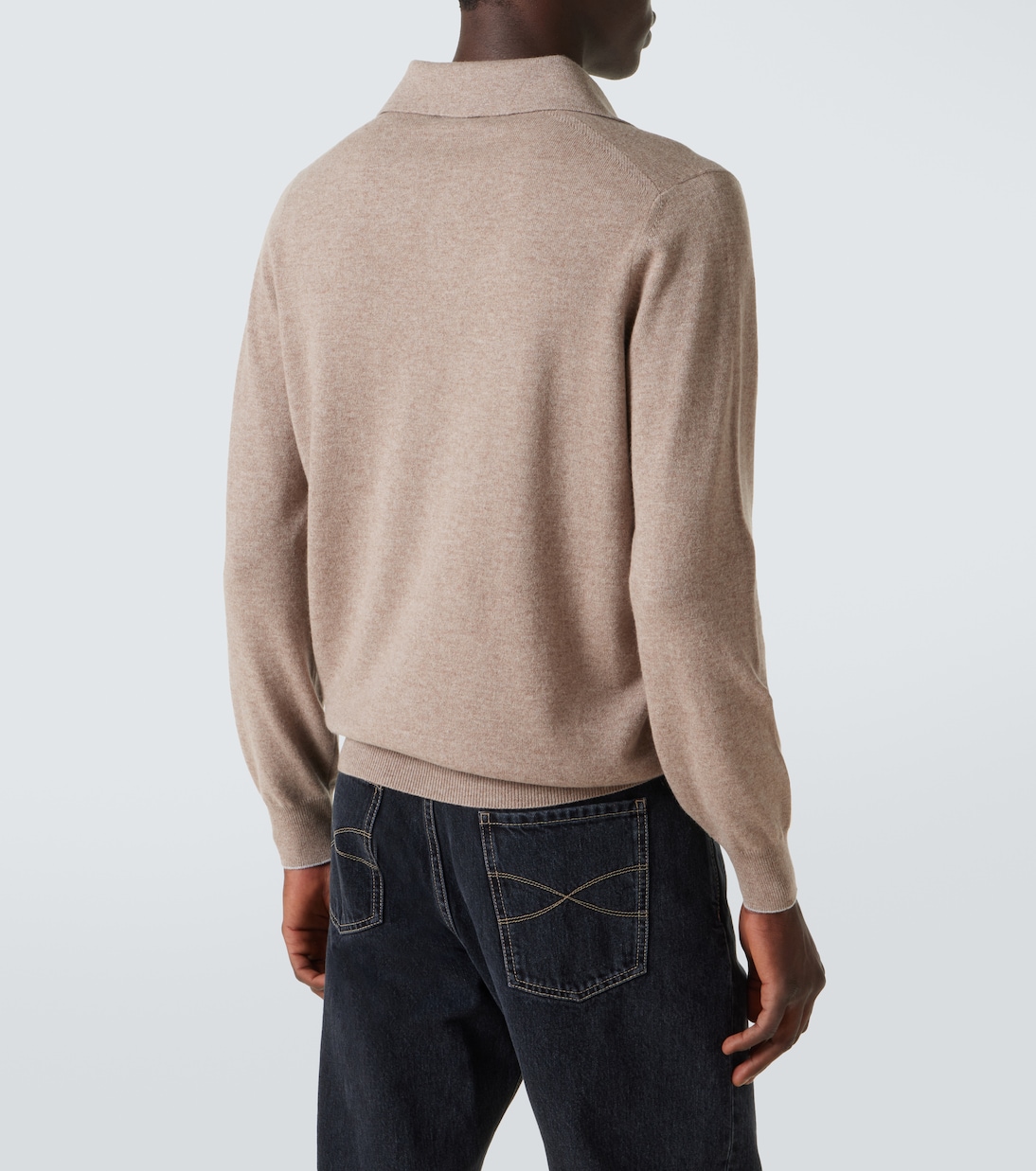 Cashmere polo sweater | Brunello Cucinelli