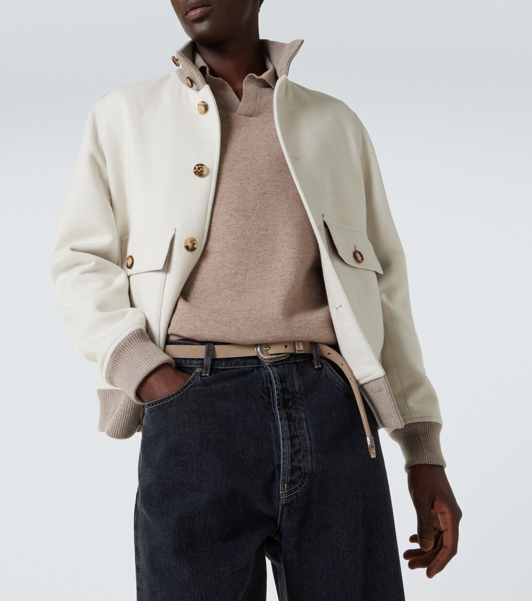 Cashmere polo sweater | Brunello Cucinelli