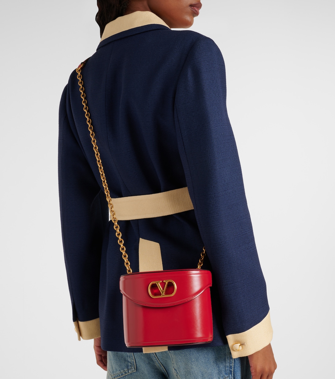 Vain VLogo patent leather vanity bag | Valentino Garavani