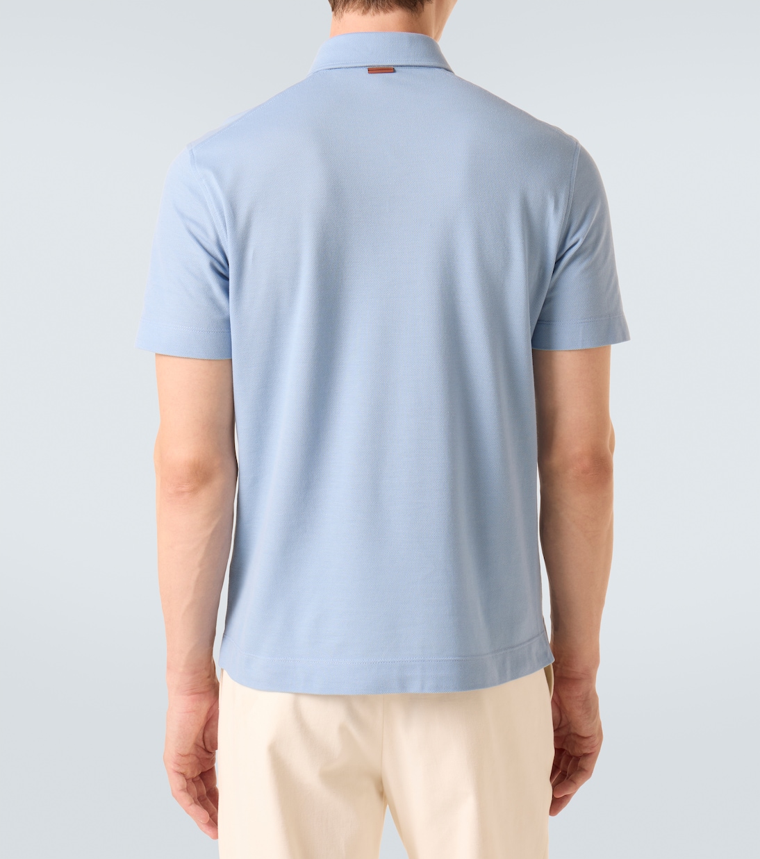 Cotton piqué polo shirt | Zegna