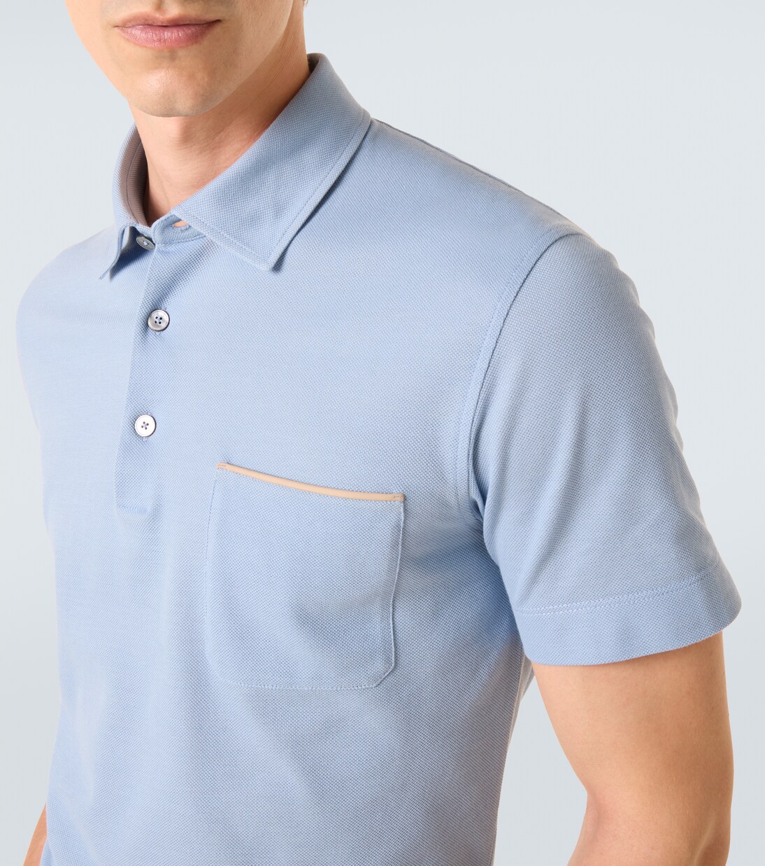 Cotton piqué polo shirt | Zegna