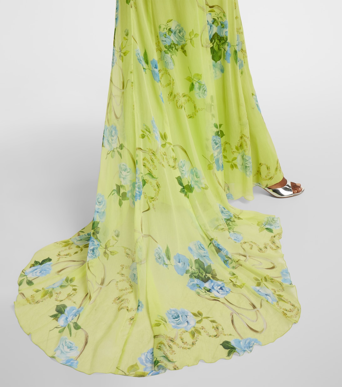 Robe aus Seiden-Crêpe | Blumarine