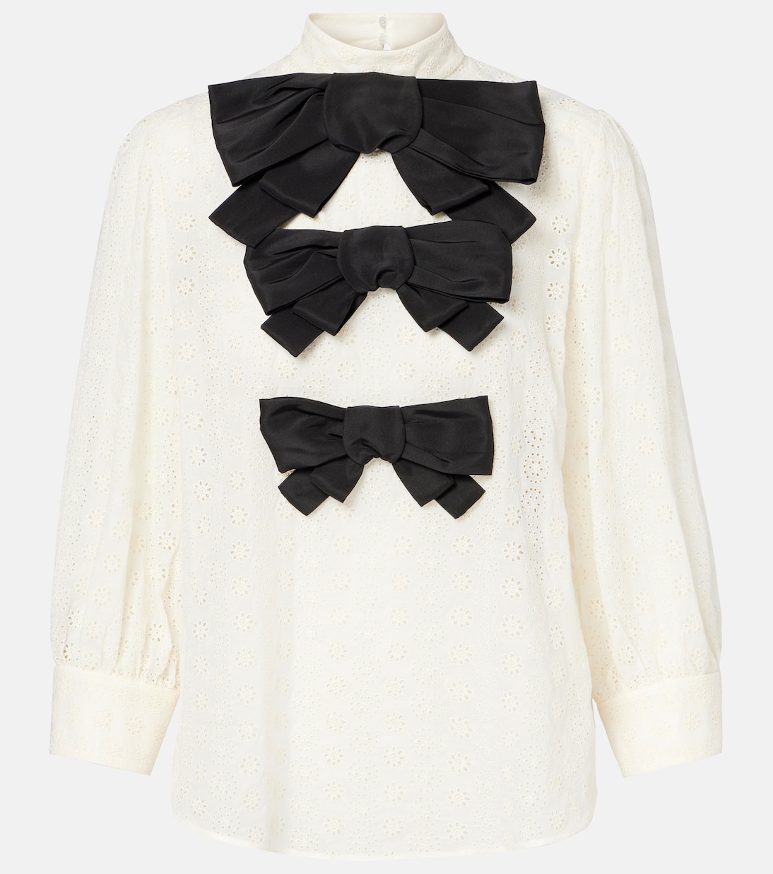 Mossi bow-detail cotton top | Valentino