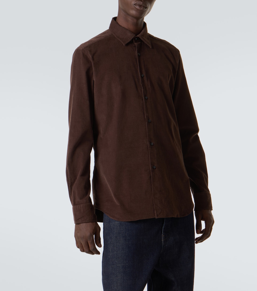 Cotton corduroy shirt | Slowear