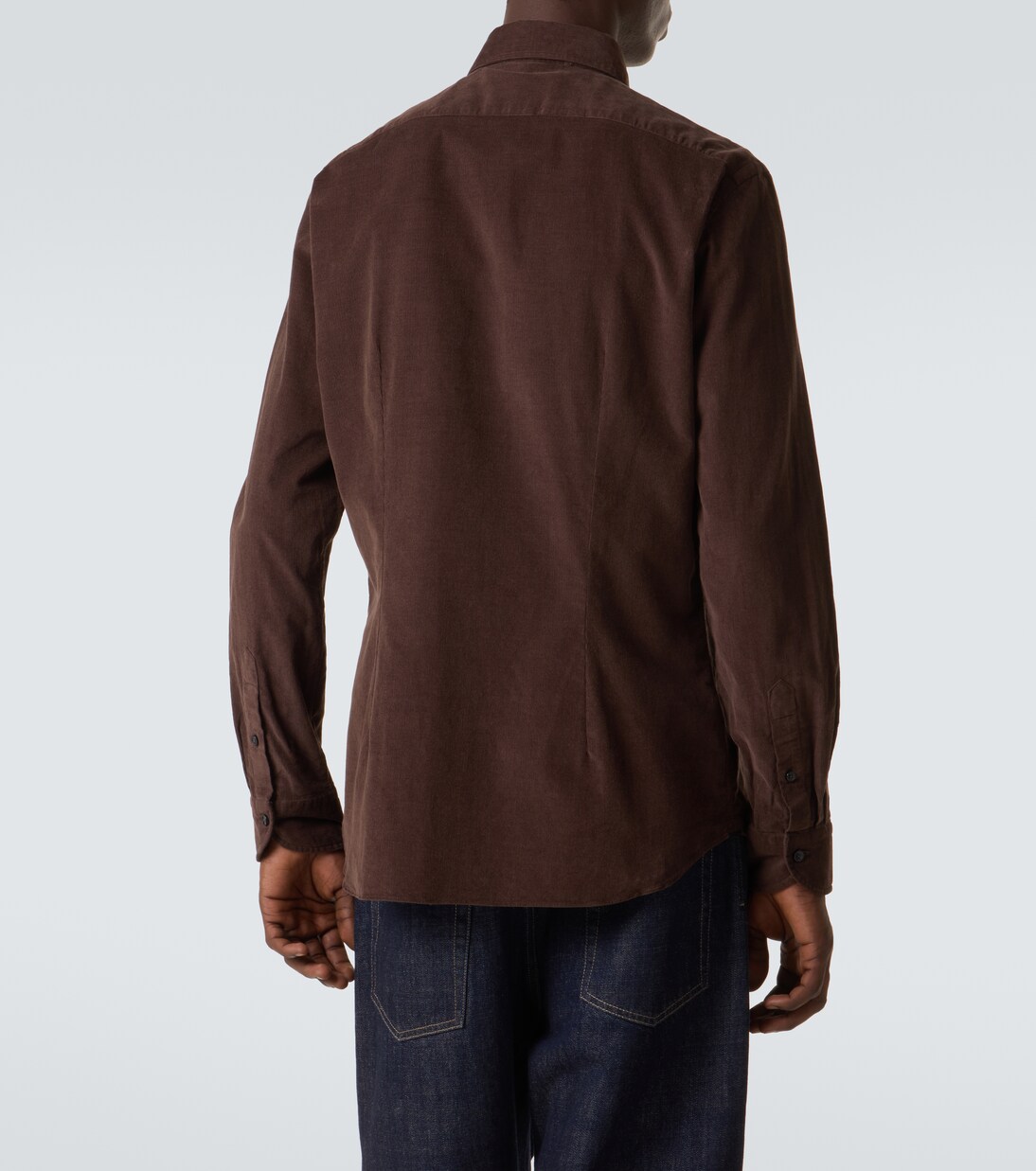 Cotton corduroy shirt | Slowear