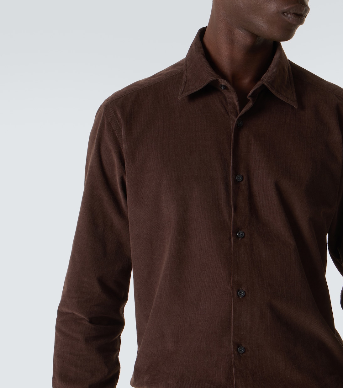 Cotton corduroy shirt | Slowear