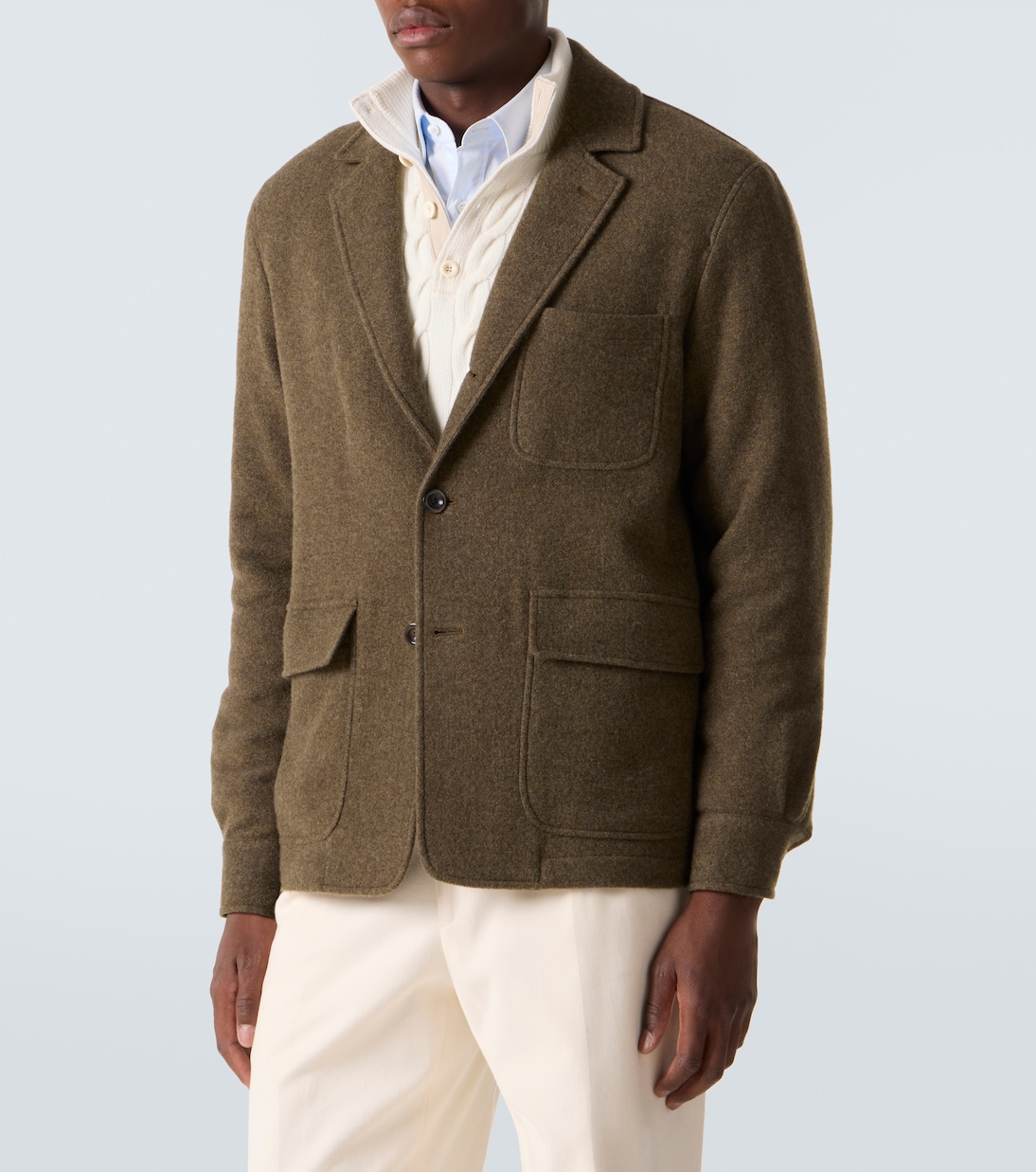 Cashmere and wool twill coat | Ralph Lauren Purple Label