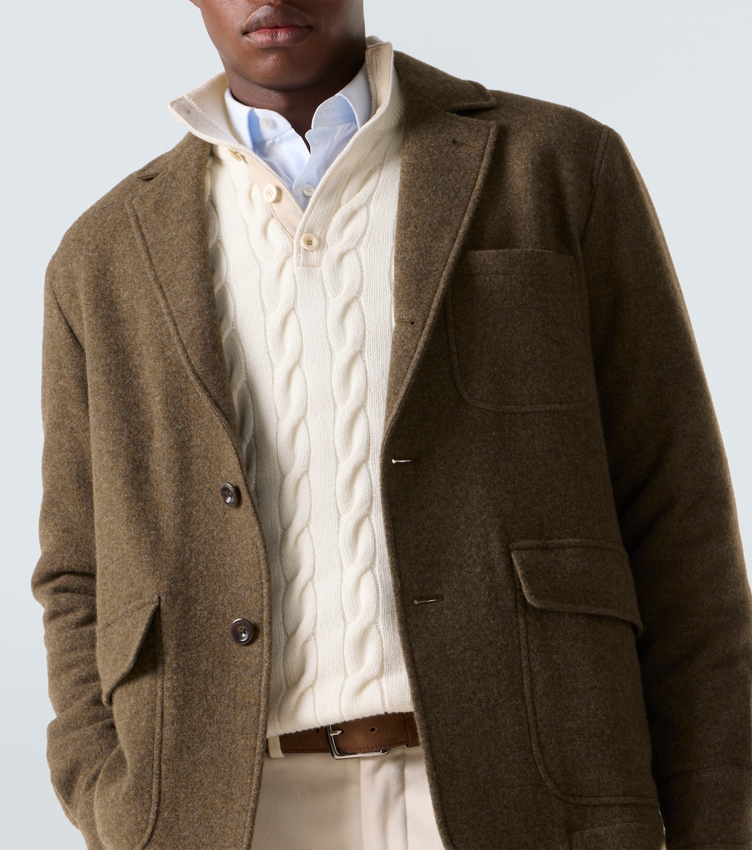 Cashmere and wool twill coat | Ralph Lauren Purple Label