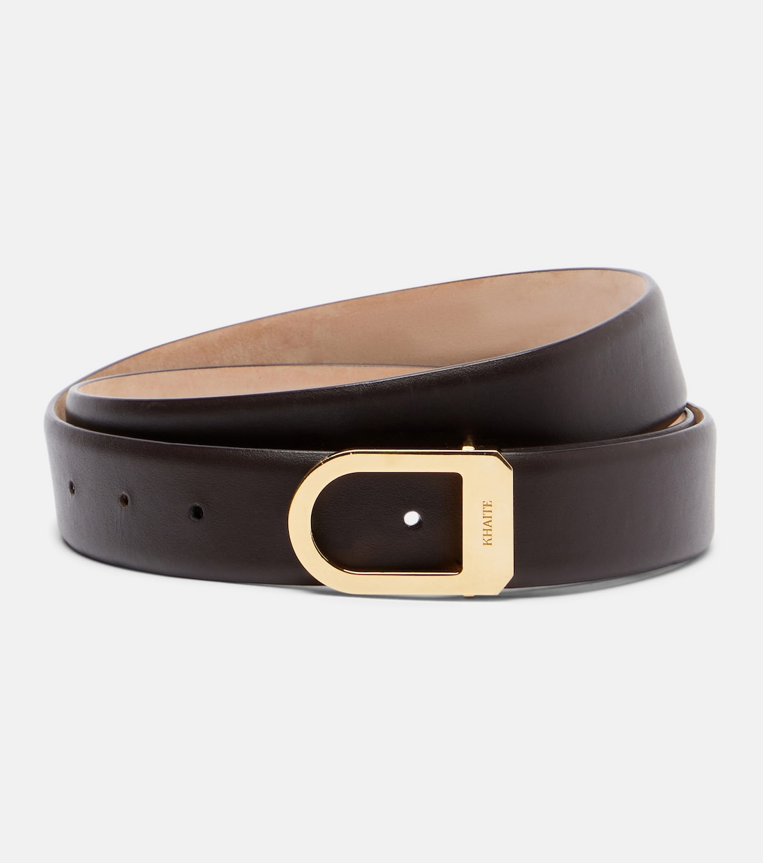 Saddle 30mm leather belt | Khaite