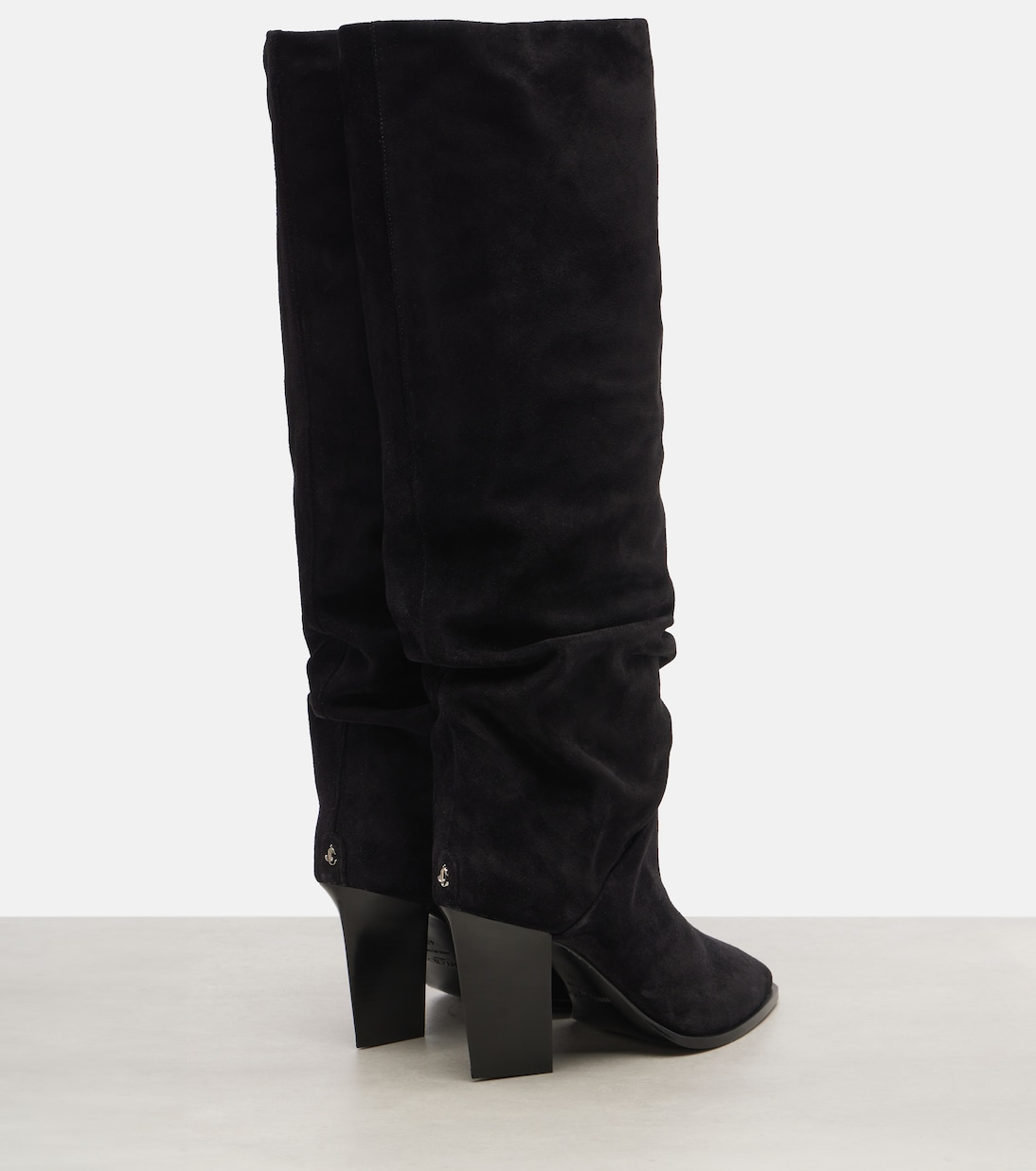 Stiefel Hart 85 aus Veloursleder | Jimmy Choo