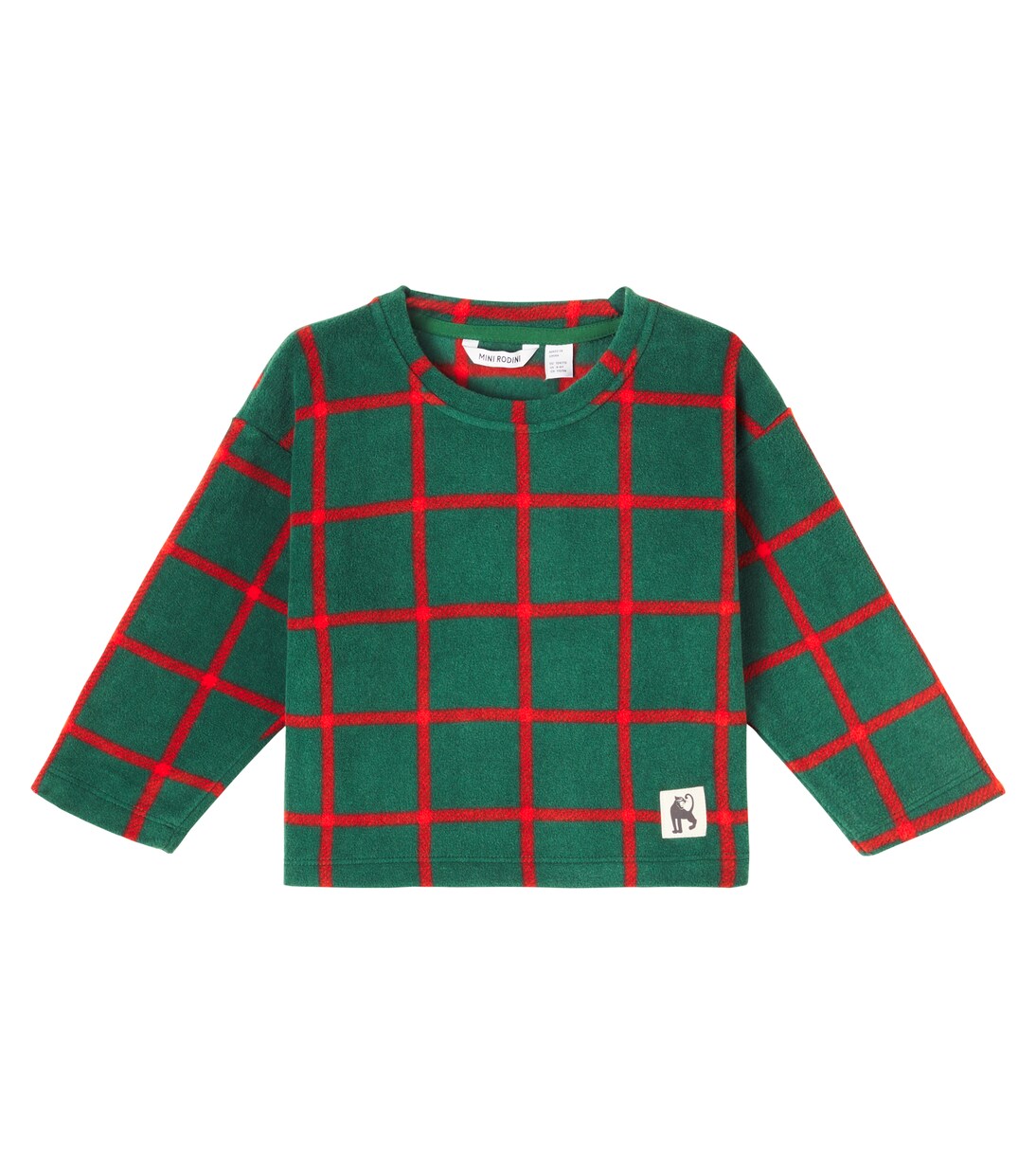 Checked fleece top | Mini Rodini