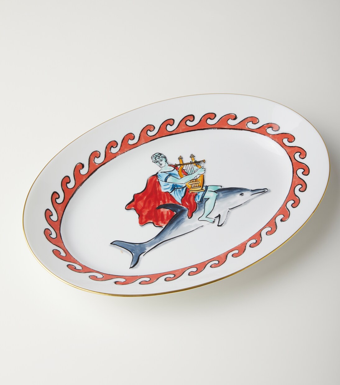 طبق Il Viaggio di Nettuno من Luke Edward Hall | Ginori 1735