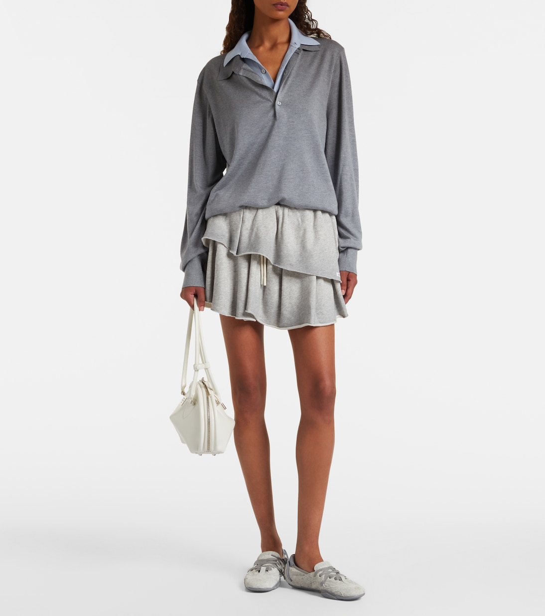 Minifalda en mezcla de algodón | Acne Studios